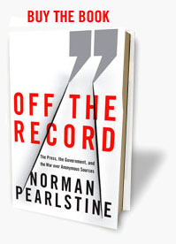 Off The Record Book By Norman Pearlstine